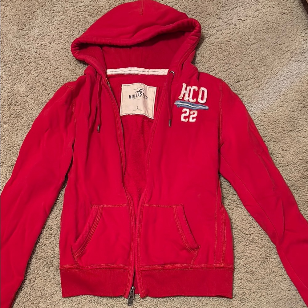 Hollister Red Hoodie